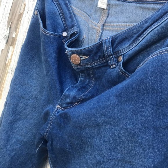 Women's Lauren Conrad blue skinny jeans Size 10 - Picture 4 of 9